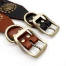 Leather Large Dog Collar Pitbull Spiked Studded Collars - Image 2
