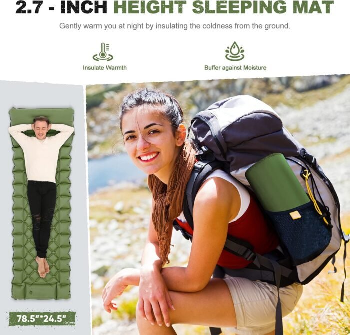 Ultralight Sleeping Inflatable Camping Pad - Image 24
