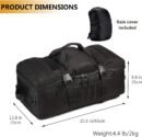 Tactical 60L Travel Duffel Backpack (Rain Cover & Patch Included) - Image 32