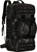 Tactical 60L Travel Duffel Backpack (Rain Cover & Patch Included) - Image 21
