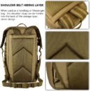 Tactical 60L Travel Duffel Backpack (Rain Cover & Patch Included) - Image 12