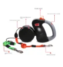Automatic Retractable Reflective Double-Ended Traction Rope Two Dog Chain - Image 5
