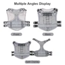 Tactical Dog Harness No Pull Adjustable Pet Training Vest Safety Vehicular Lead Walking & Running - Image 6