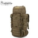 70L Backpacking Pack with Rain Cover- Bushcraft, Military