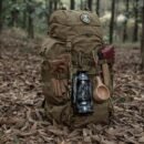 70L Backpacking Pack with Rain Cover- Bushcraft, Military - Image 6