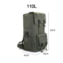 110L Large Army Outdoor Tactical Hiking Bag - Image 3