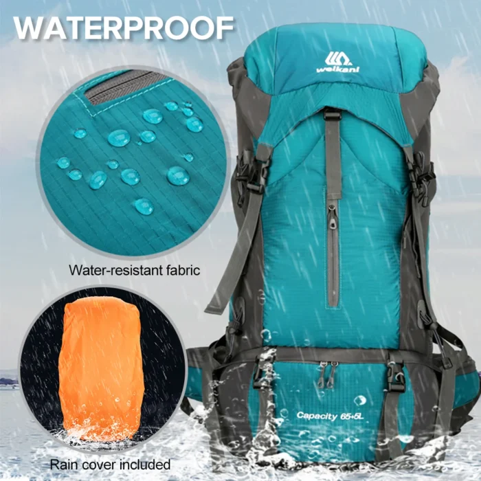70L Mountaineering Rucksack Outdoor Camping Backpack - Image 4