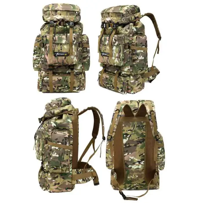 70L Molle Rucksack Tactical Mountaineering Camping Bag - Image 5