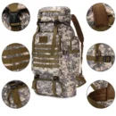 Molle Hunt 80L Military Tactical Large Backpack - Image 2