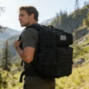 45L Tactical Hiking Backpack with Dual Bottle Holders